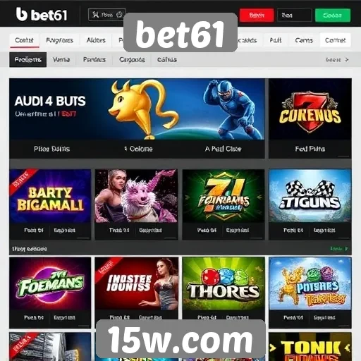 Análise dos jogos disponíveis no site bet61