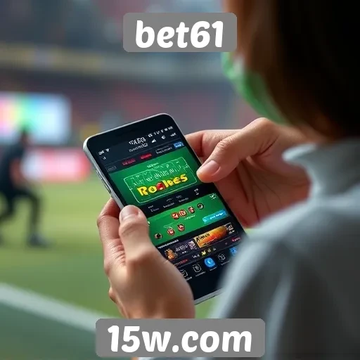 Experiência do usuário em dispositivos móveis no bet61